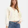 Guess Кардиган W5YR07 Z2ZK2 Екрю Relaxed Fit за Жени цена