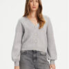 Guess Кардиган W5YR07 Z2ZK2 Сив Relaxed Fit за Жени цена