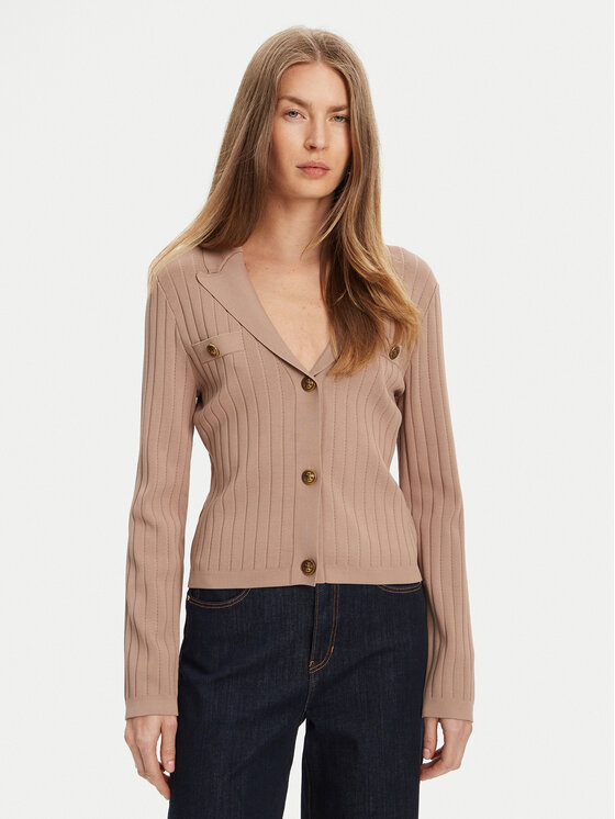 Guess Кардиган W5YR11 Z0130 Бежов Regular Fit за Жени цена