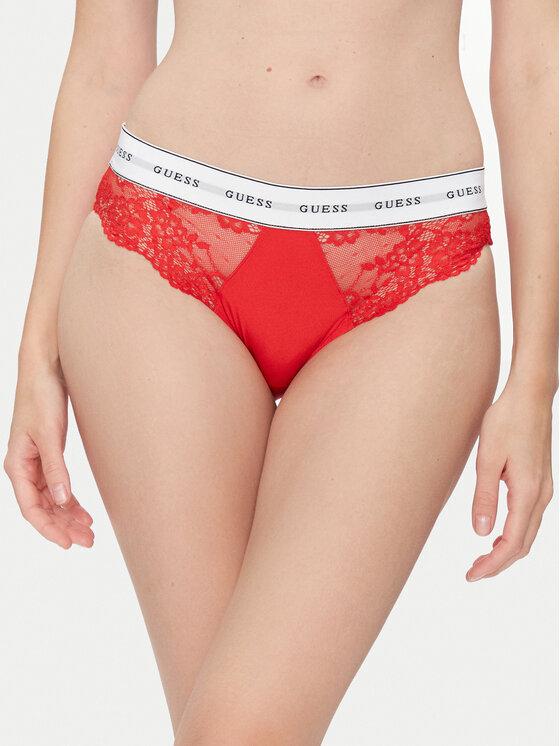 Guess Класически дамски бикини O2BE08 KBBT0 Червен за Жени цена