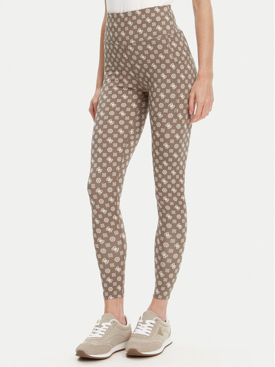 Guess Клин V5YB18 MC03W Кафяв Slim Fit за Жени цена