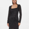 Guess Коктейлна рокля W4RK46 KBZX0 Черен Bodycon Fit за Жени цена