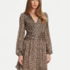 Guess Коктейлна рокля W5YK20 WDW82 Бежов Regular Fit за Жени цена