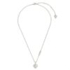 Guess Колие Lovely Guess JUBN03 035JW Сребърно родиево покритие за Жени цена