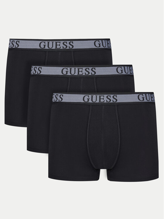 Guess Комплект 3 чифта боксерки U5GG03 K6YW1 Черен за Мъже цена