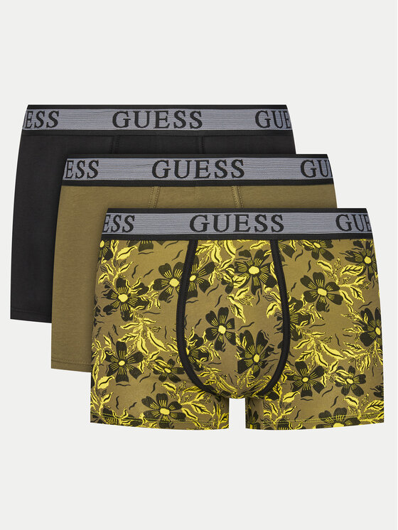 Guess Комплект 3 чифта боксерки U5GG05 K6YW1 Цветен за Мъже цена