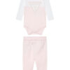 Guess Комплект боди и панталон H5YW08 J1314 Розов Regular Fit за Момичета цена
