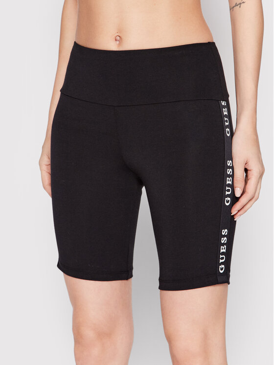 Guess Къс клин V2YD12 KABR0 Черен Slim Fit за Жени цена