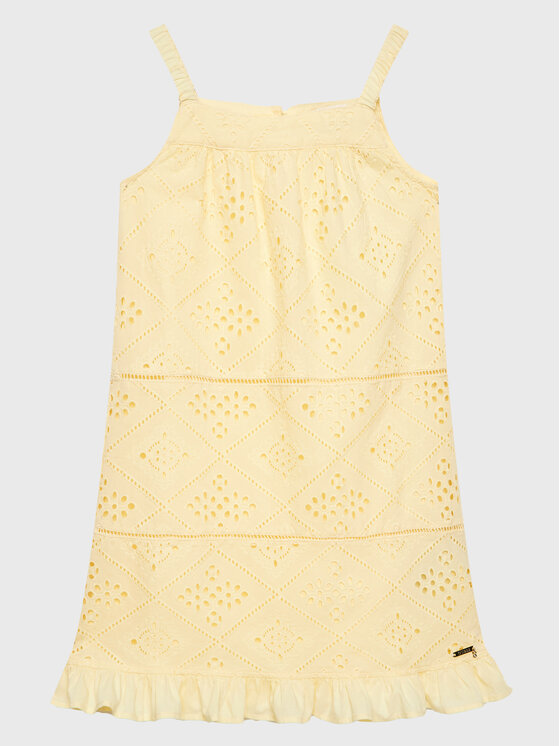 Guess Лятна рокля J3GK23 WFGJ0 Жълт Regular Fit за Момичета цена