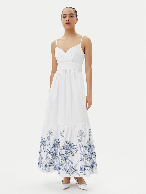Guess Лятна рокля W5GT26 WH580 Бял Regular Fit за Жени цена