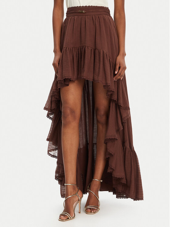 Guess Макси пола 5GGD34 7317A Кафяв Regular Fit за Жени цена