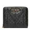 Guess Малък дамски портфейл Aldina Slg SWGG96 63137 Черен за Жени цена