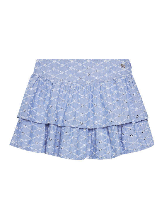 Guess Мини пола J5GD23 WH7K0 Син Regular Fit за Момичета цена