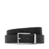 Guess Мъжки колан Certosa Saffiano Belts BM7795 P4135 Черен за Мъже цена