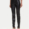 Guess Панталони от имитация на кожа W4BB18 WGIK0 Кафяв Slim Fit за Жени цена