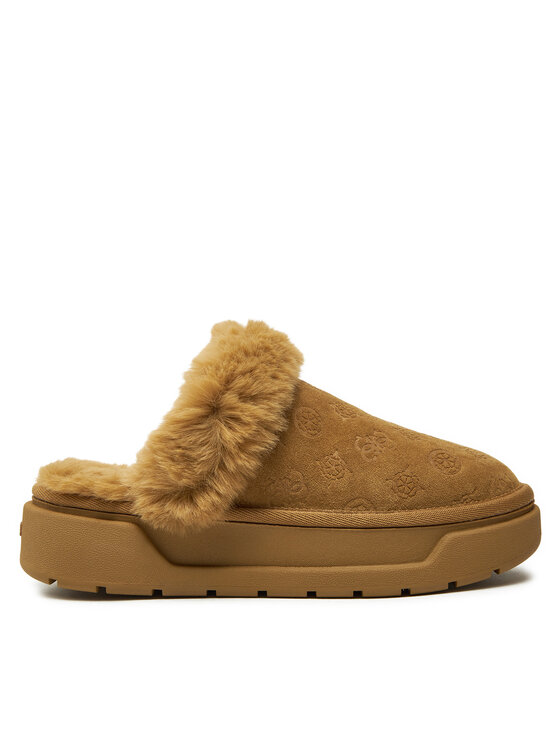 Guess Пантофи Unika3 FLFUK3 FAL06 Кафяв за Жени цена