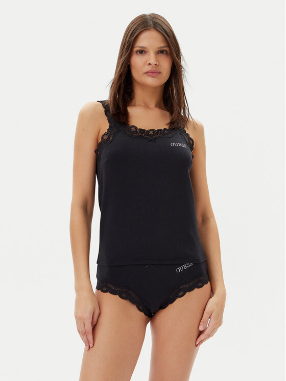 Guess Пижама O5RG04 KBBU1 Черен Regular Fit за Жени цена