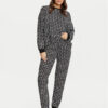 Guess Пижама O5RX09 KCMB2 Черен Regular Fit за Жени цена