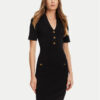 Guess Плетена рокля W5YK29 Z0130 Черен Slim Fit за Жени цена