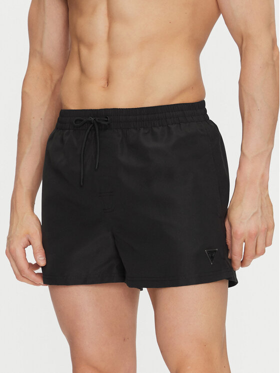 Guess Плувни шорти F4GT00 WG282 Черен Regular Fit за Мъже цена