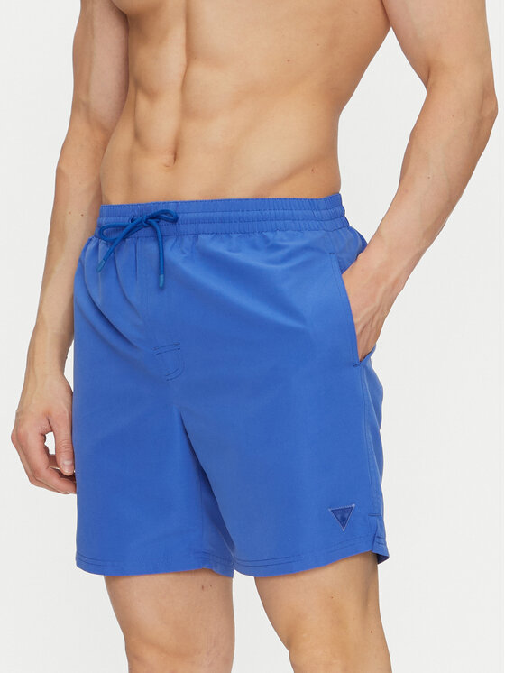 Guess Плувни шорти F4GT01 WG282 Син Regular Fit за Мъже цена