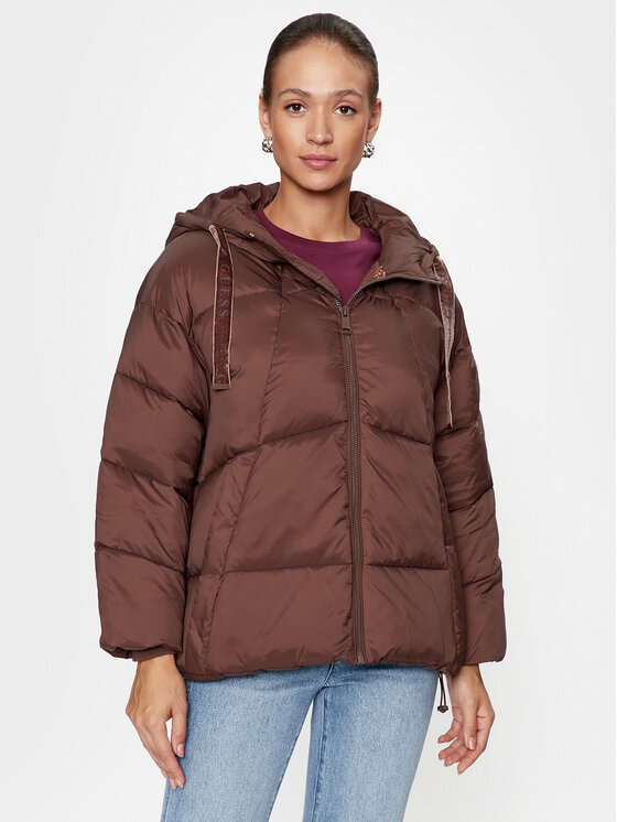 Guess Преходно яке Letizia W3BL21 WG0V0 Кафяв Relaxed Fit за Жени цена
