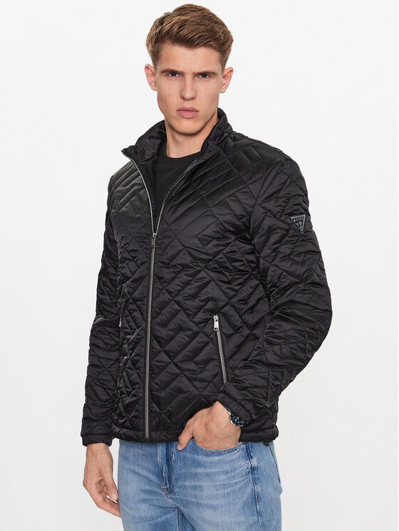 Guess Преходно яке M3YL11 WFHN2 Черен Regular Fit за Мъже цена