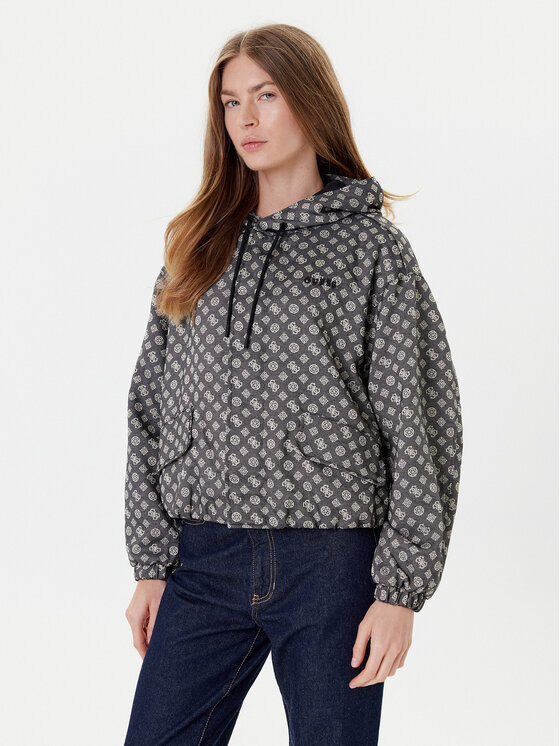 Guess Преходно яке V5YL02 WH492 Черен Regular Fit за Жени цена