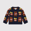 Guess Пуловер H1YT01 Z2S40 Тъмносин Regular Fit за Момчета цена