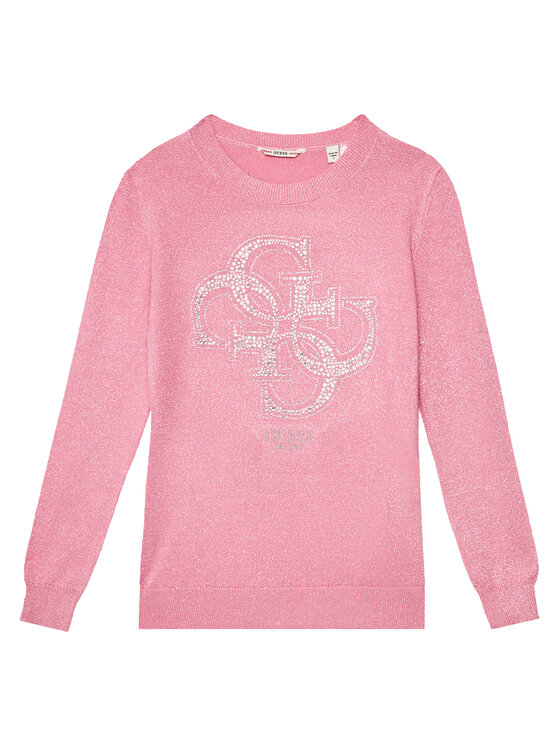 Guess Пуловер J5YR01 Z3FP0 Розов Regular Fit за Момичета цена