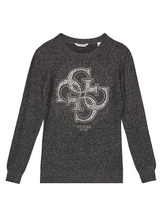 Guess Пуловер J5YR01 Z3FP0 Черен Regular Fit за Момичета цена