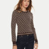 Guess Пуловер Lise W4BR21 Z37K0 Кафяв Slim Fit за Жени цена