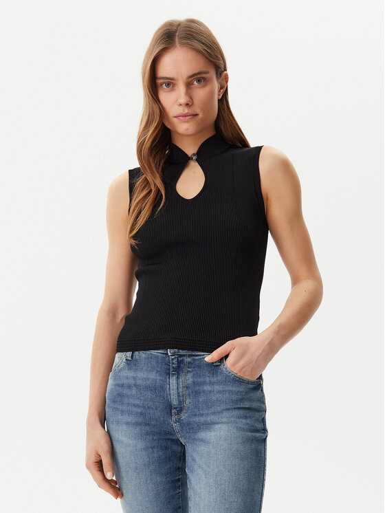 Guess Пуловер W5GR10 Z3L10 Черен Regular Fit за Жени цена