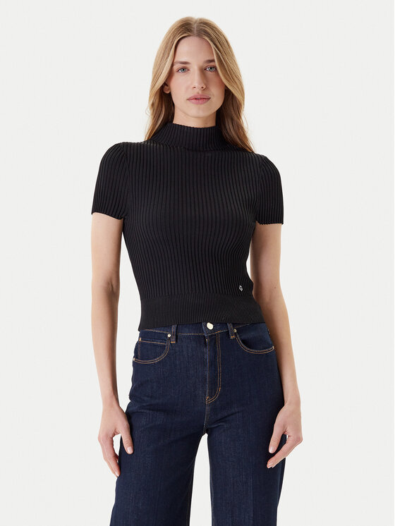 Guess Пуловер W5YR04 Z0040 Черен Regular Fit за Жени цена