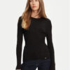 Guess Пуловер W5YR08 Z0040 Черен Slim Fit за Жени цена