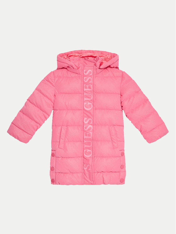 Guess Пухено яке K4BL03 WGIW0 Розов Regular Fit за Момичета цена