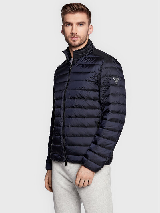 Guess Пухено яке M1RL47 WDQ50 Тъмносин Regular Fit за Мъже цена