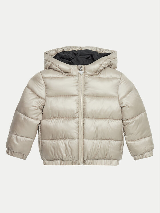 Guess Пухено яке N4BL01 WEGY0 Бежов Relaxed Fit за Момчета цена