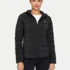 Guess Пухено яке Solid Heavy Diann V4YL04 WF3X0 Черен Regular Fit за Жени цена