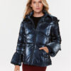 Guess Пухено яке W3BL25 WFR90 Тъмносин Regular Fit за Жени цена