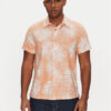 Guess Риза M5GH68 WH3A0 Оранжев Regular Fit цвят на ниска цена