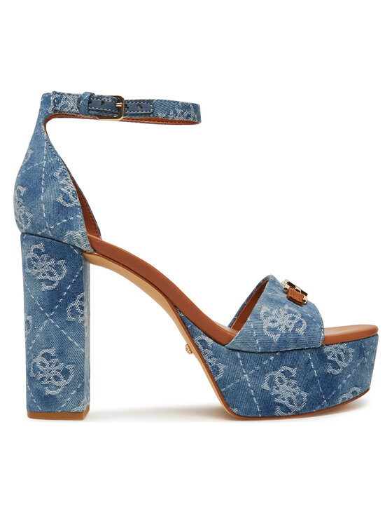 Guess Сандали FLJSE2 FAL03 Син за Жени цена