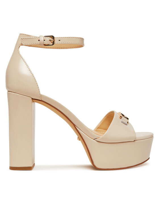 Guess Сандали FLJSET LEA03 Екрю за Жени цена