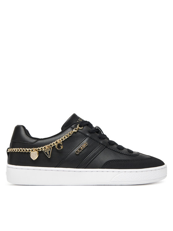 Guess Сникърси FLTNAO LEA12 Черен за Жени цена