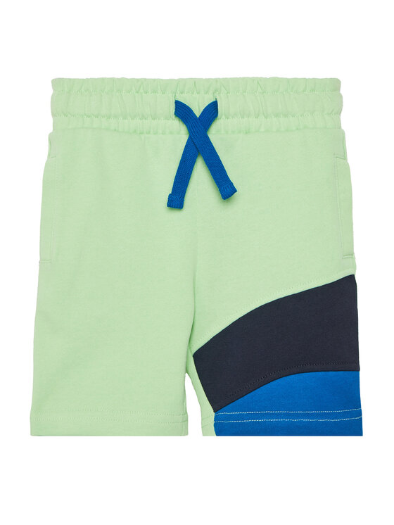 Guess Спортни шорти N5GD08 KA6R4 Зелен Regular Fit за Момчета цена