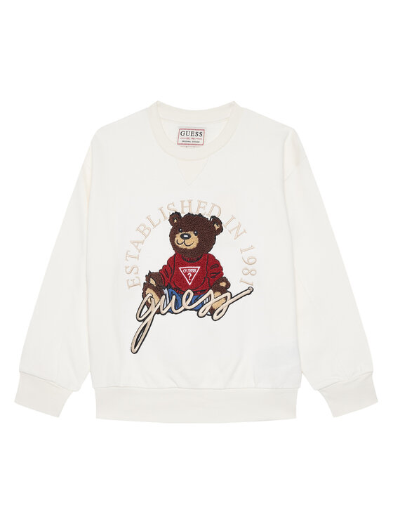 Guess Суитшърт H5YJ00 KAX74 Бял Oversize за Бебета цена