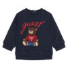 Guess Суитшърт H5YT00 KAX74 Тъмносин Regular Fit цвят на ниска цена