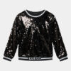 Guess Суитшърт J3BQ27 WEXY0 Черен Regular Fit цвят на ниска цена