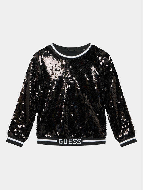 Guess Суитшърт J3BQ27 WEXY0 Черен Regular Fit за Момичета цена