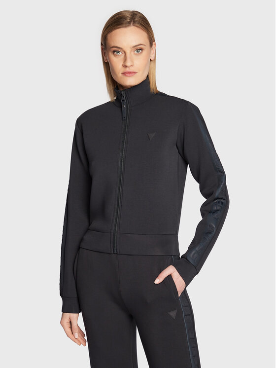 Guess Суитшърт New Allie Scuba V2YQ17 K7UW2 Черен Regular Fit за Жени цена